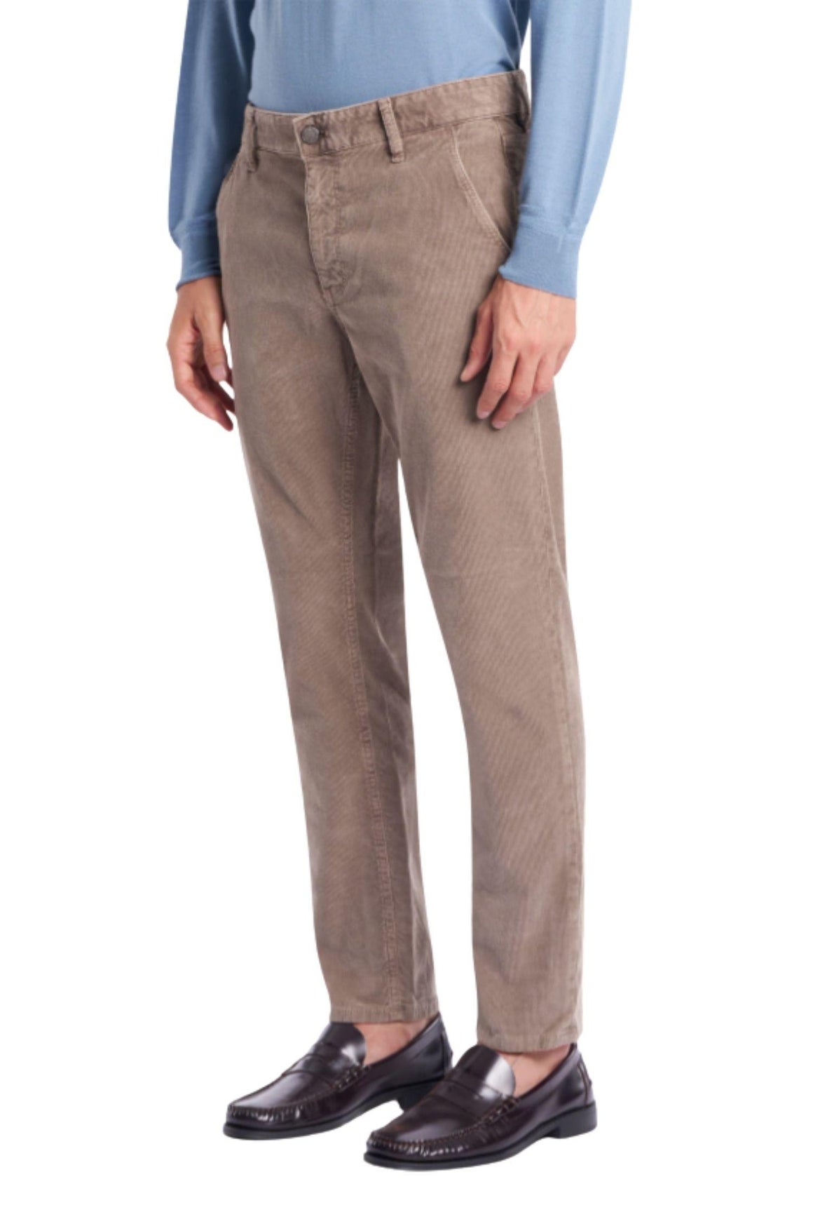 Pt Torino Pantalone In Velluto Stretch Uomo - 2