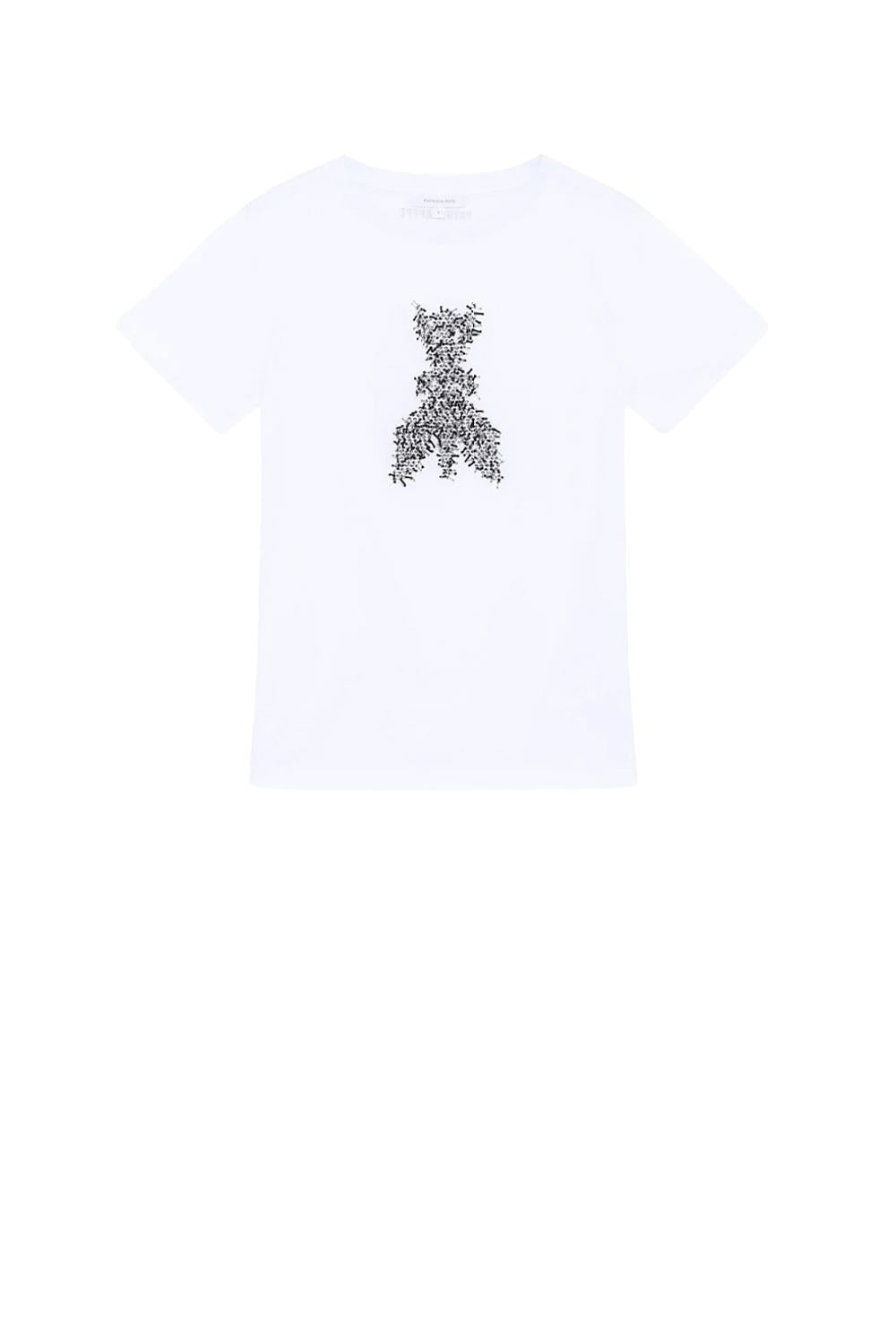  Patrizia Pepe Fly Logo T-shirt Bianco Ottico Woman - 1