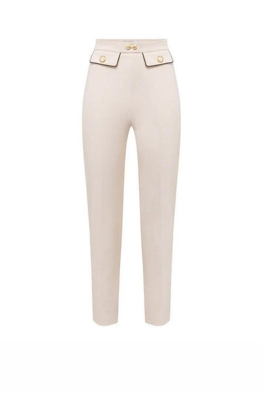 Elisabetta Franchi Pantaloni in crêpe