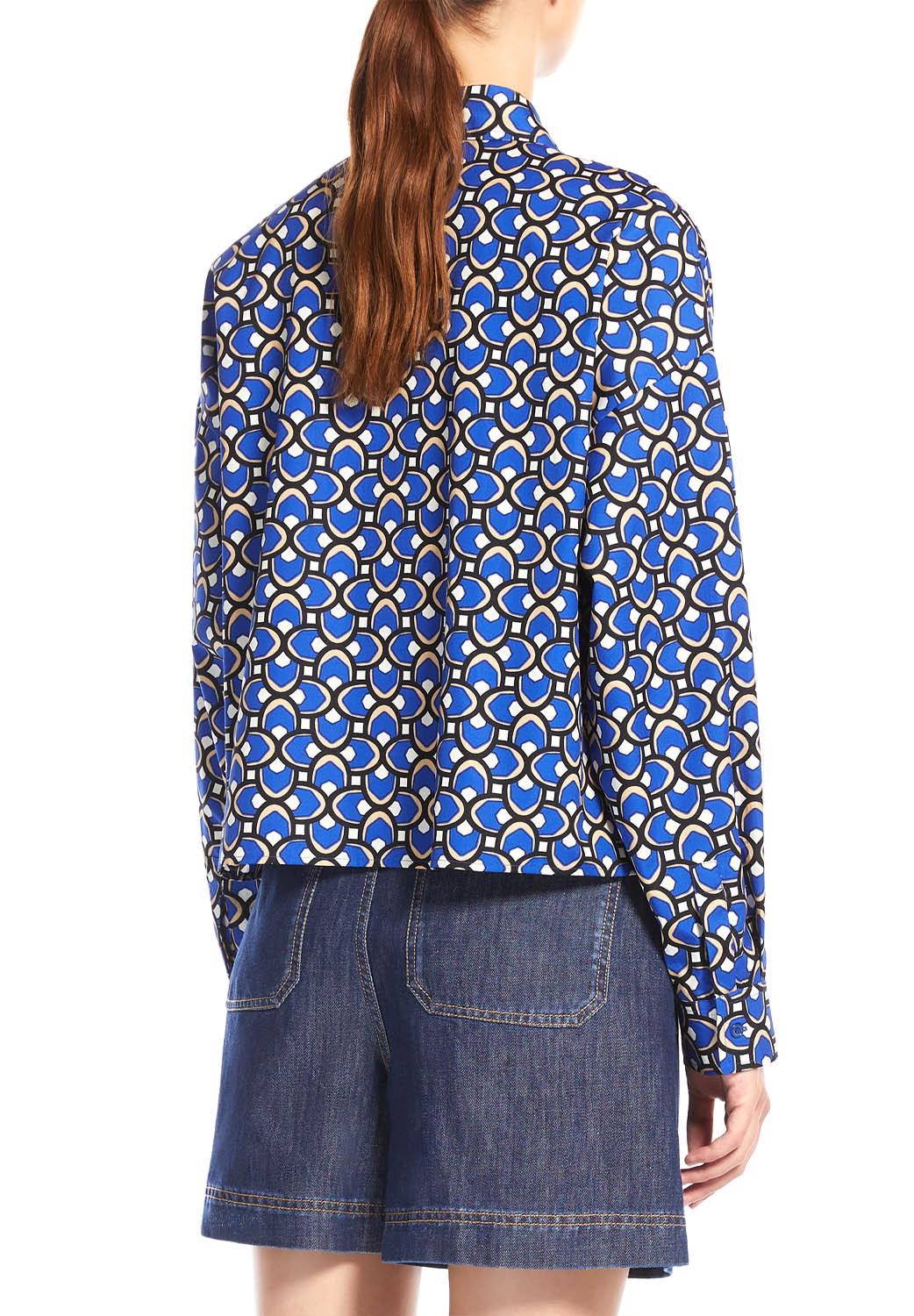  Max Mara Camicia Ragtime Blu Woman - 3