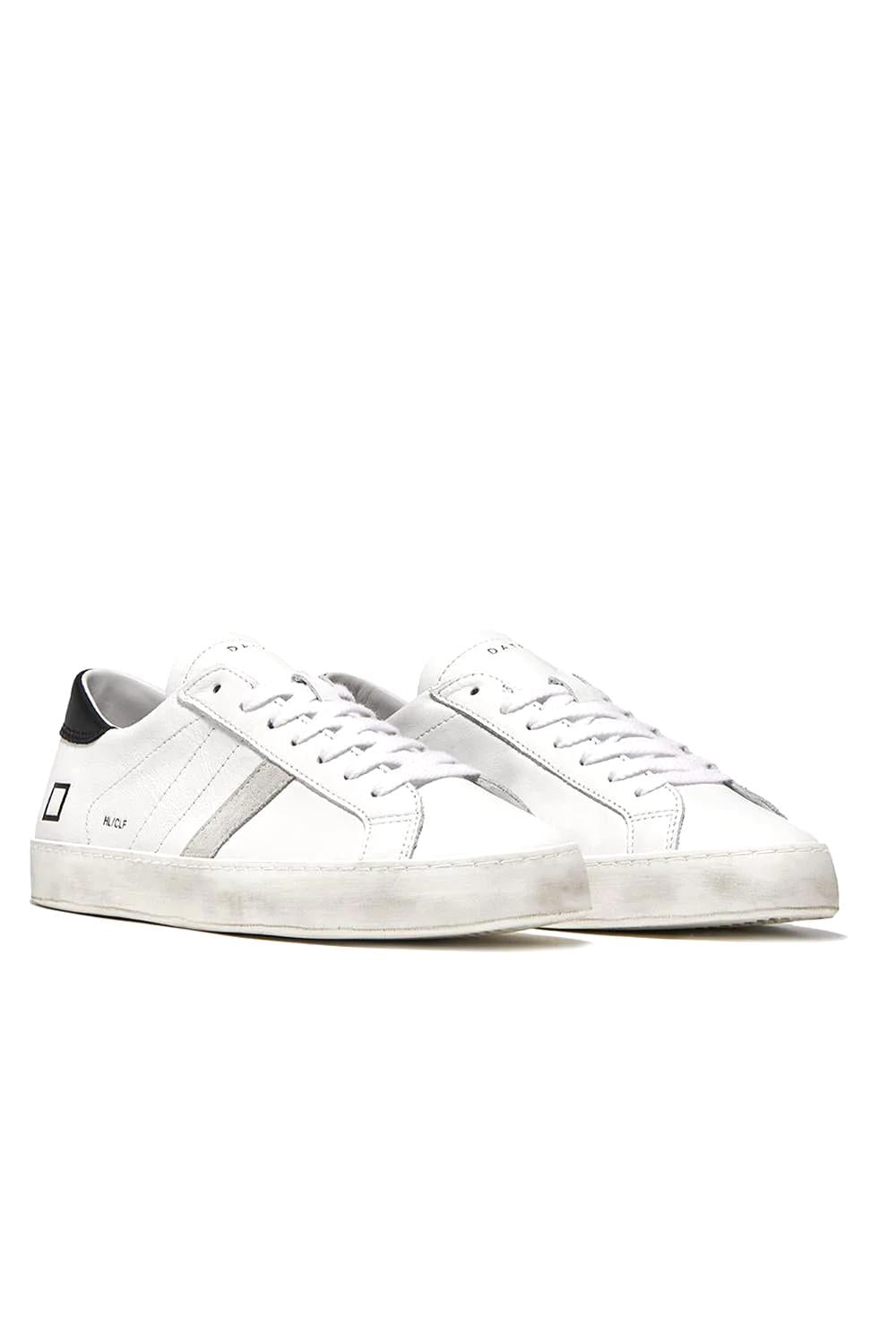  Date D.a.t.e. Sneakers Hill Low White Black Uomo - 2