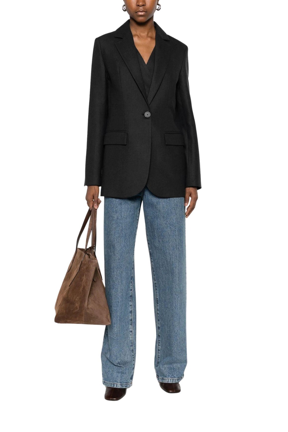  Semicouture Giacca Blazer Monopetto Nero Woman - 2