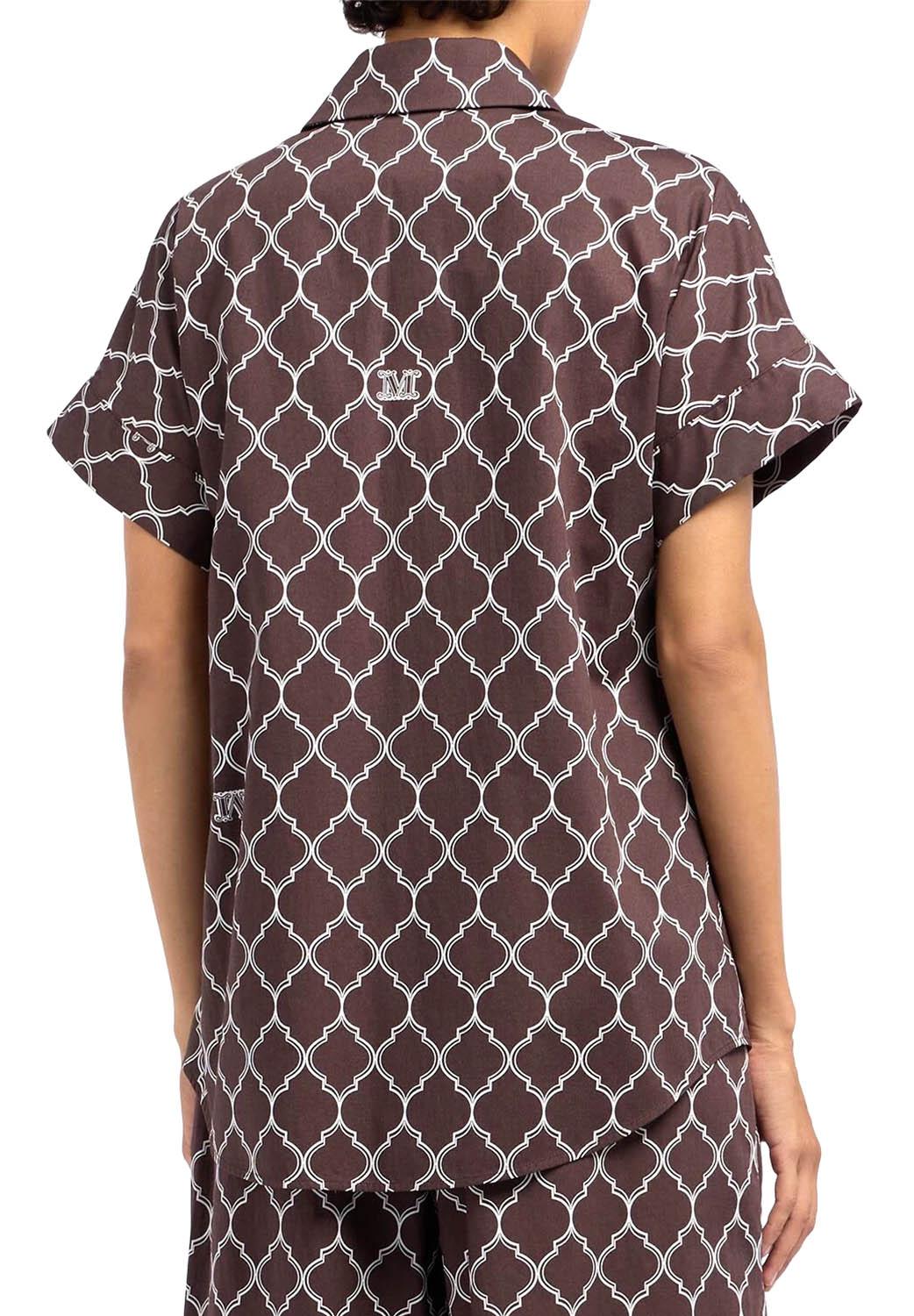  Max Mara Camicia Sponda Coffee Woman - 3