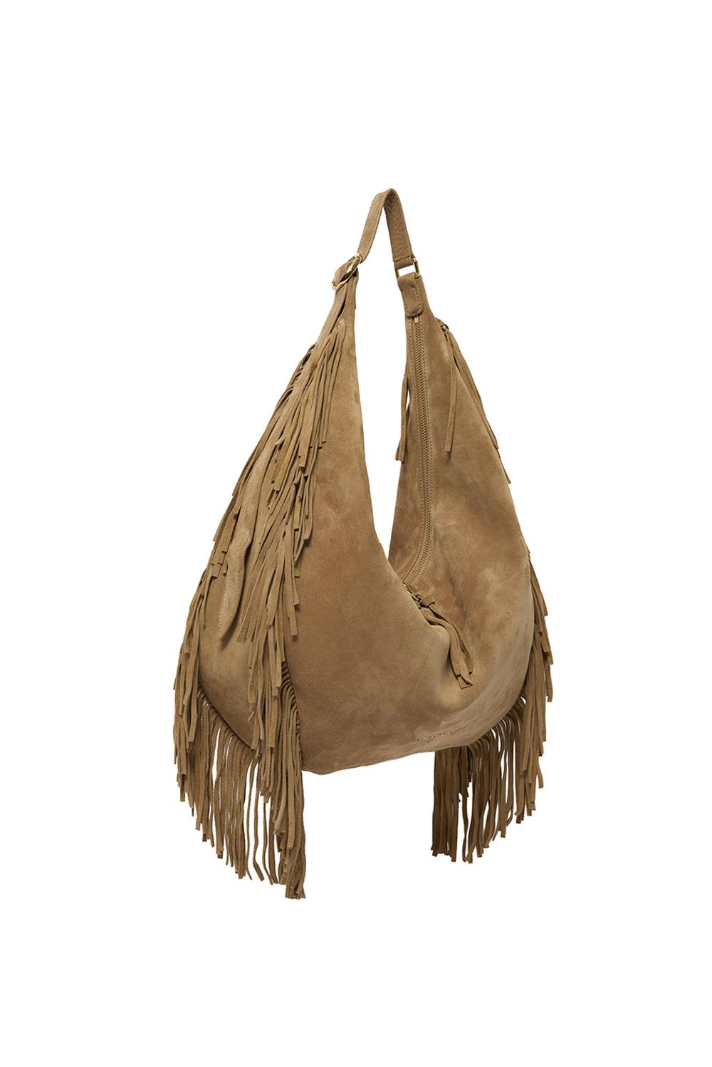  Orciani Borsa Isola Peach Fringe Large Biscotto Woman - 3