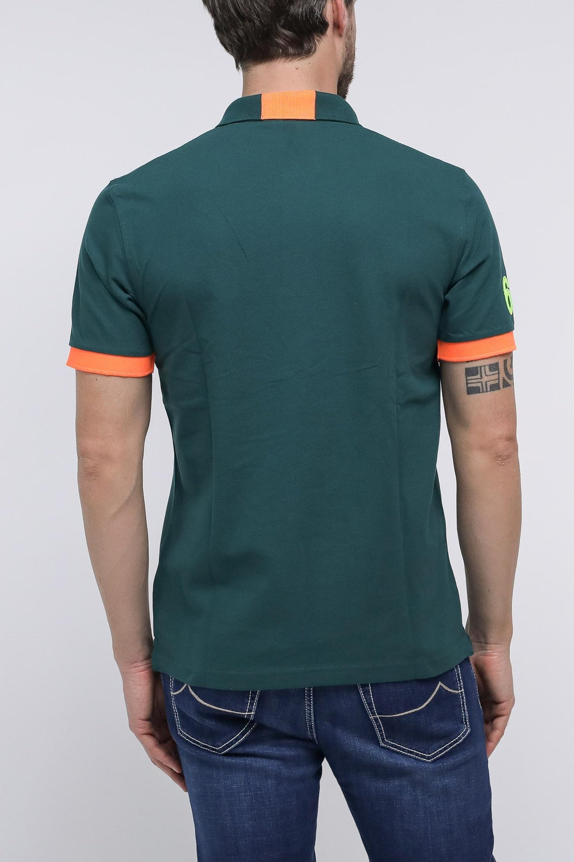  Sun 68 Polo Pique' Verde Uomo - 13