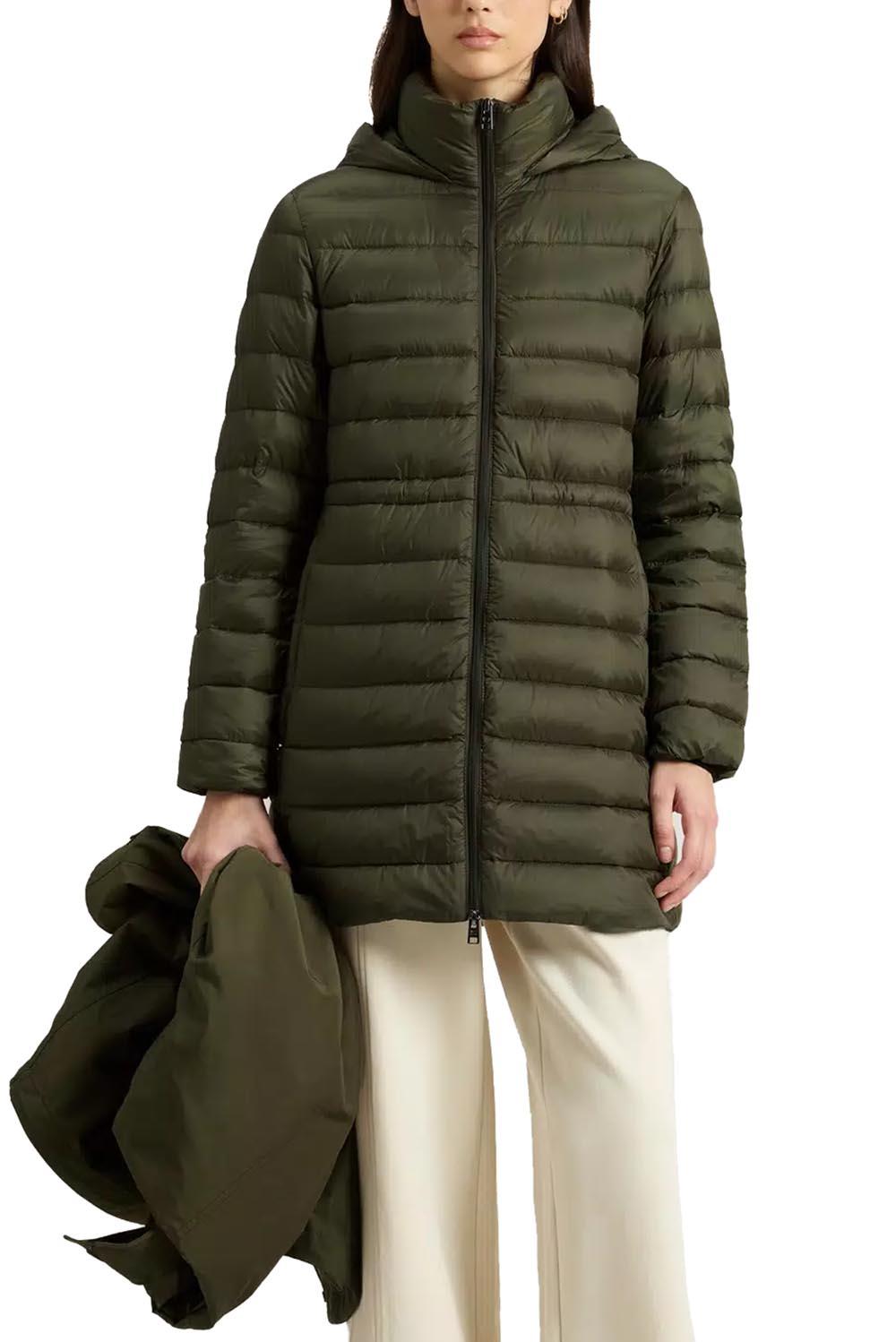  Woolrich Parka 3 In 1 In Ramar Dark Green Woman - 4
