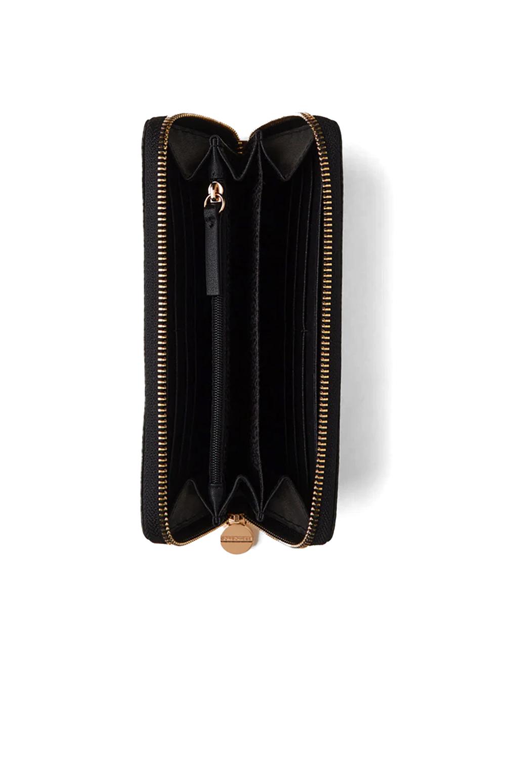  Borbonese Portafogli Zip Around Large Black Woman - 2