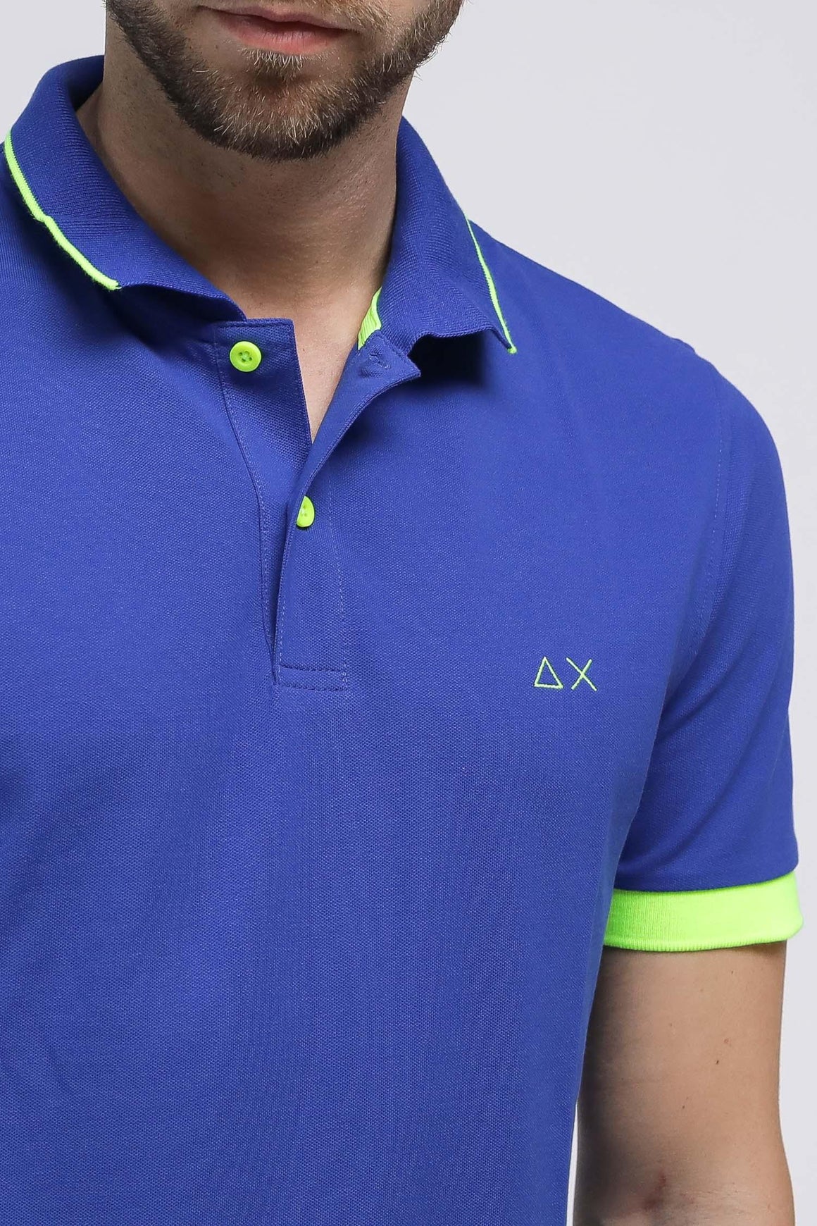  Sun 68 Polo Pique' Royal Uomo - 7