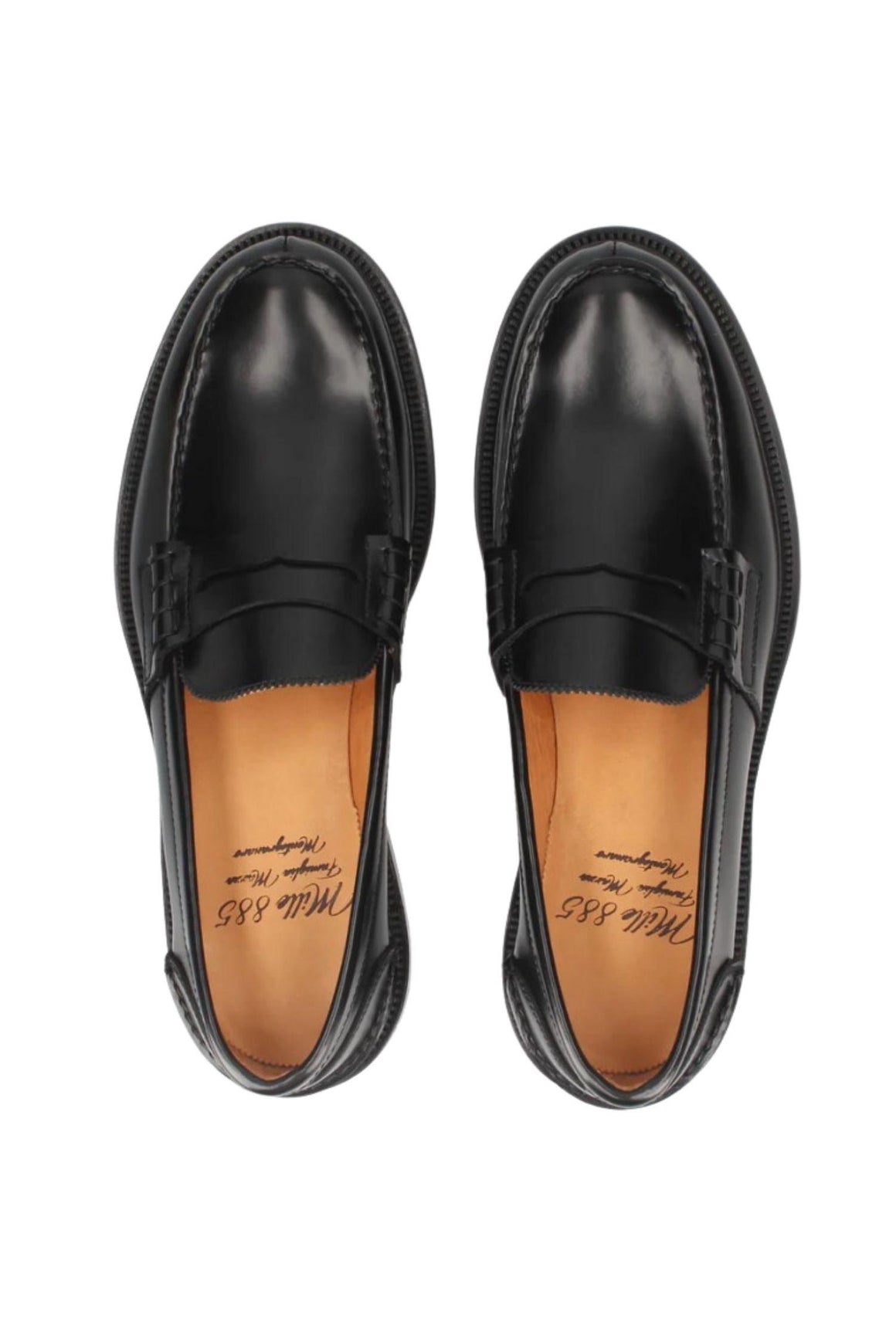  Mille 855 Mille885 Mocassino In Pelle Nero Uomo - 3