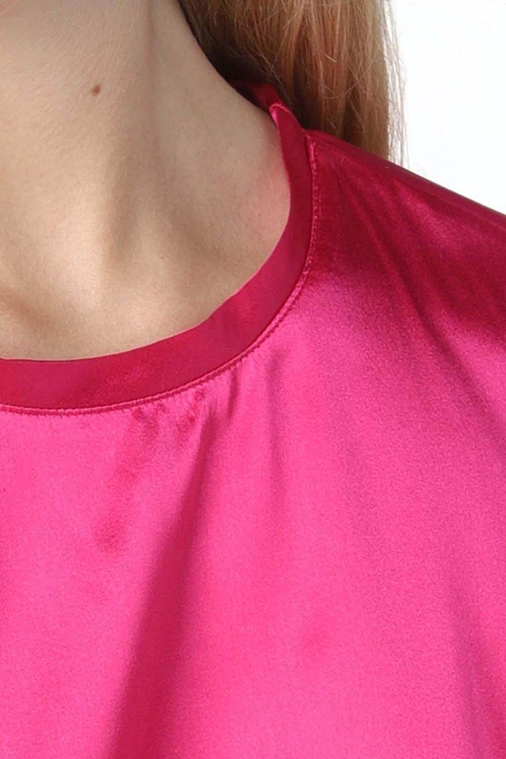  Pinko Blusa Seta Magenta Woman - 4