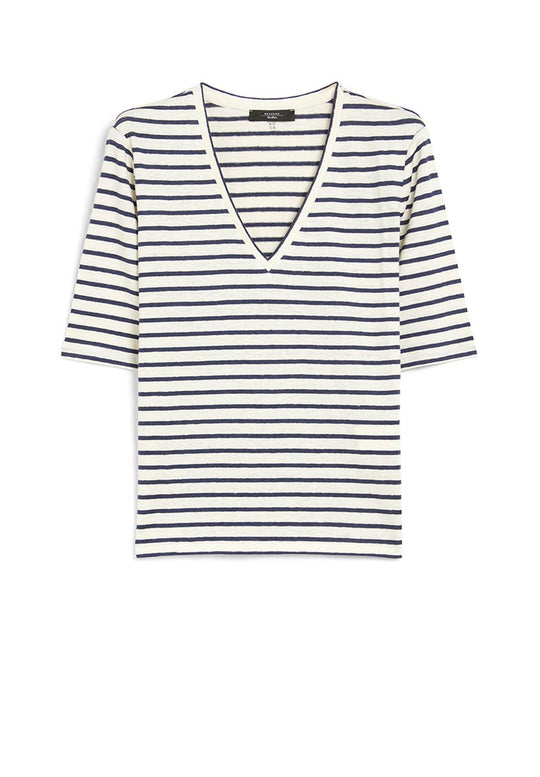 Max Mara T-shirt Lino Opzione