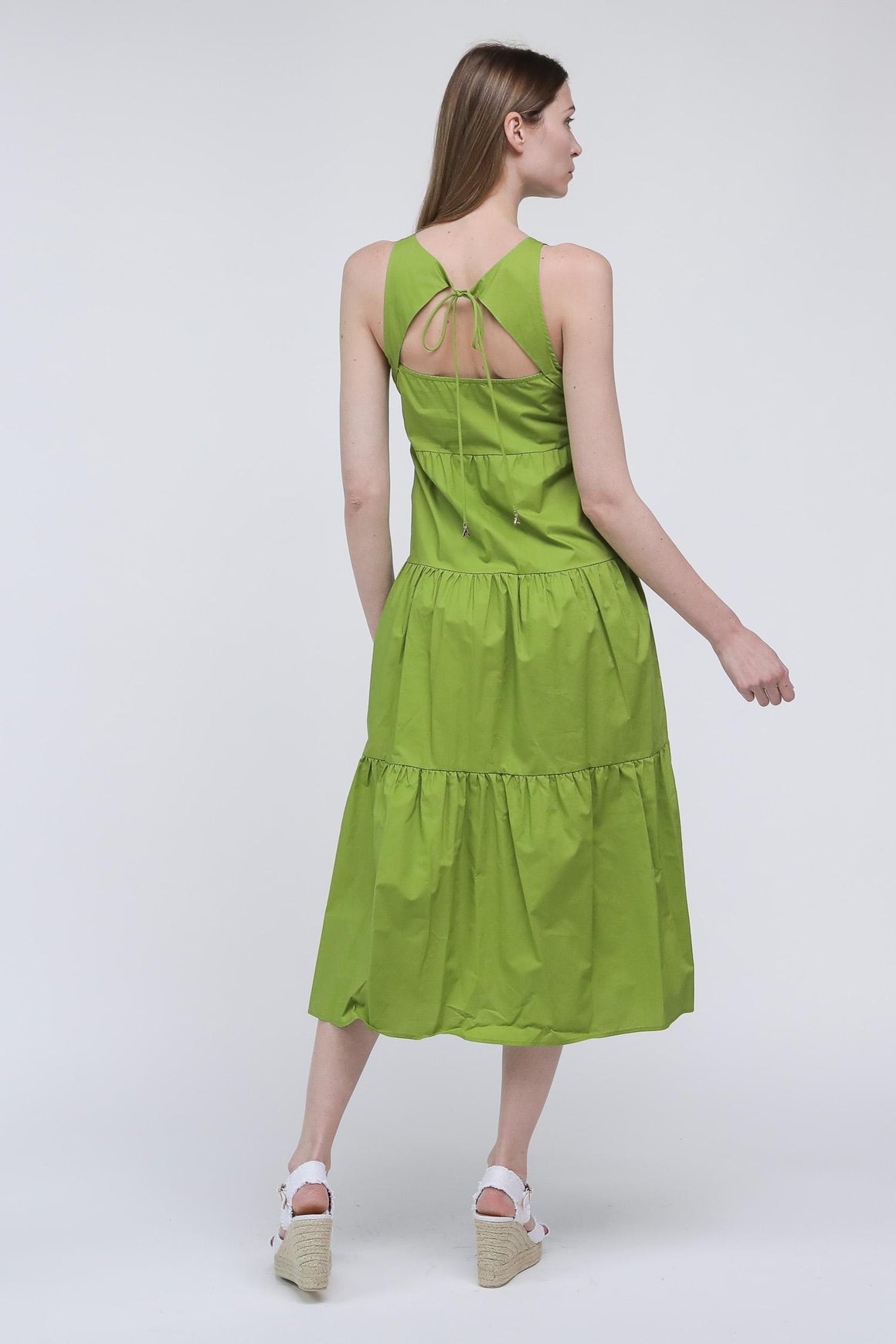  Patrizia Pepe Abito Lungo Green Woman - 4