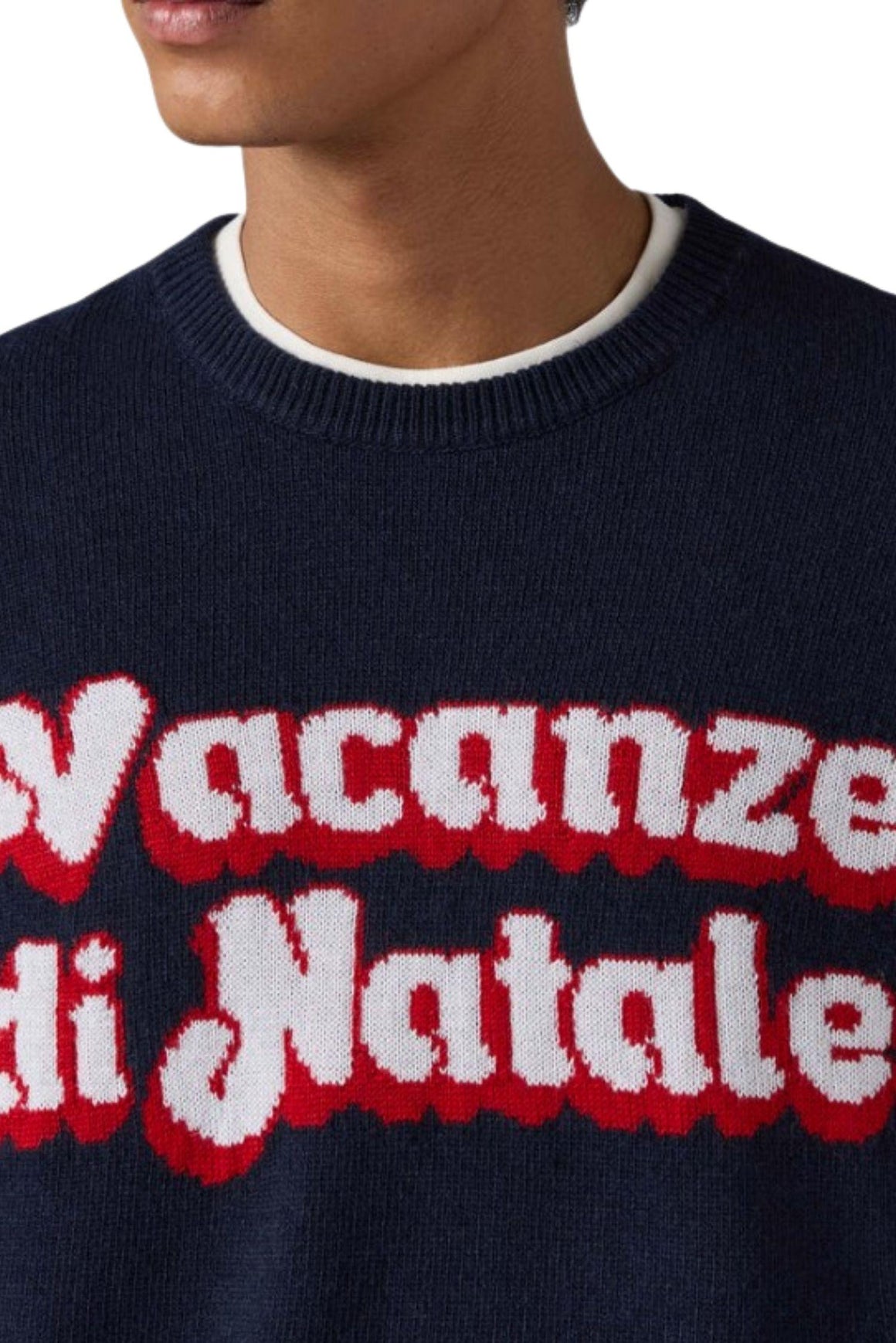  Mc2 Girocollo Bl Con Jacquard Vacanze Di Natale Uomo - 3