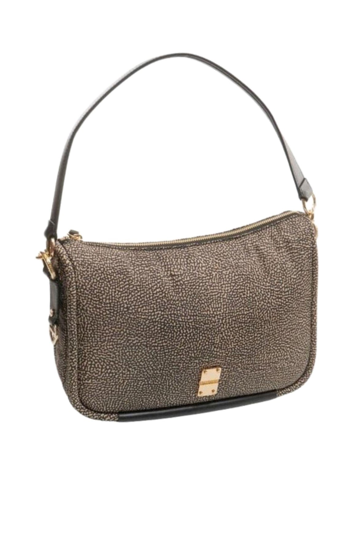  Borbonese Borsa Cahier Medium Di Naturale Nero Op Natural Woman - 2