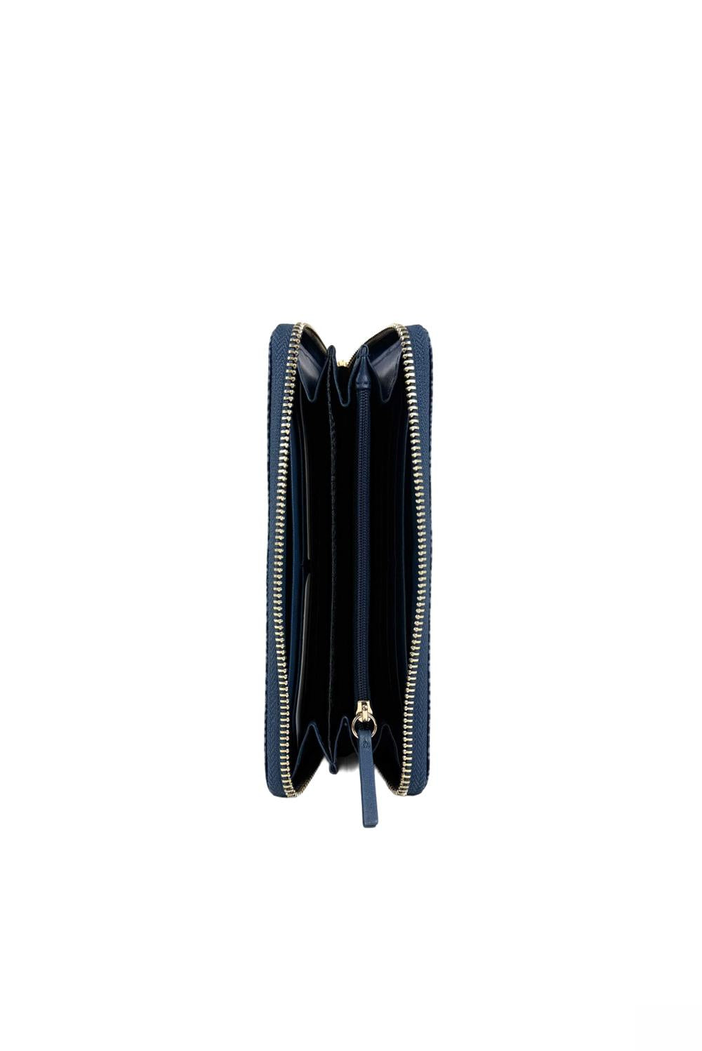  Borbonese Portafogli Zip Around Large Blu Lapis Woman - 3