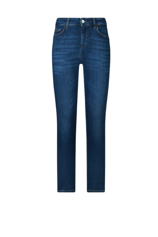 Jeans skinny con risvolto