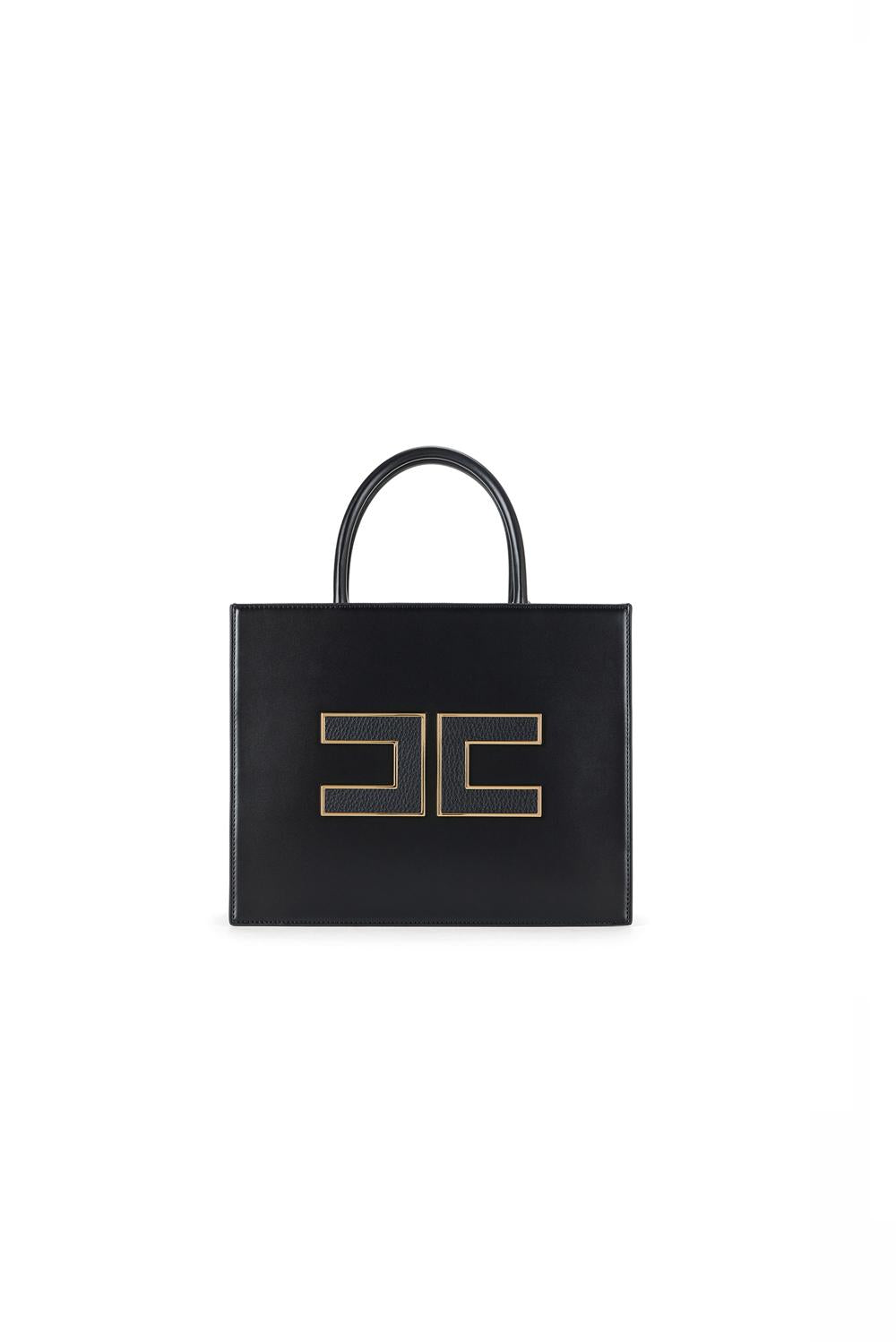  Elisabetta Franchi Tote Small Nero Woman - 1