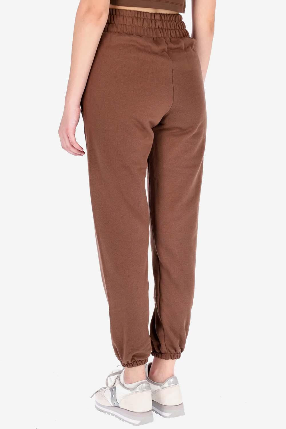  Hinnominate Fleece Trousers Marrone Cioccolato Woman - 2