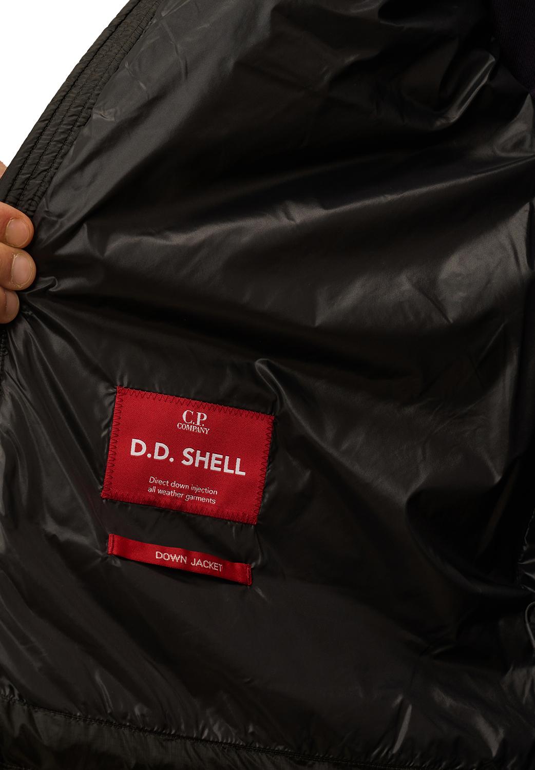  Cp Company Shell Goggle Down Vest Black Uomo - 7