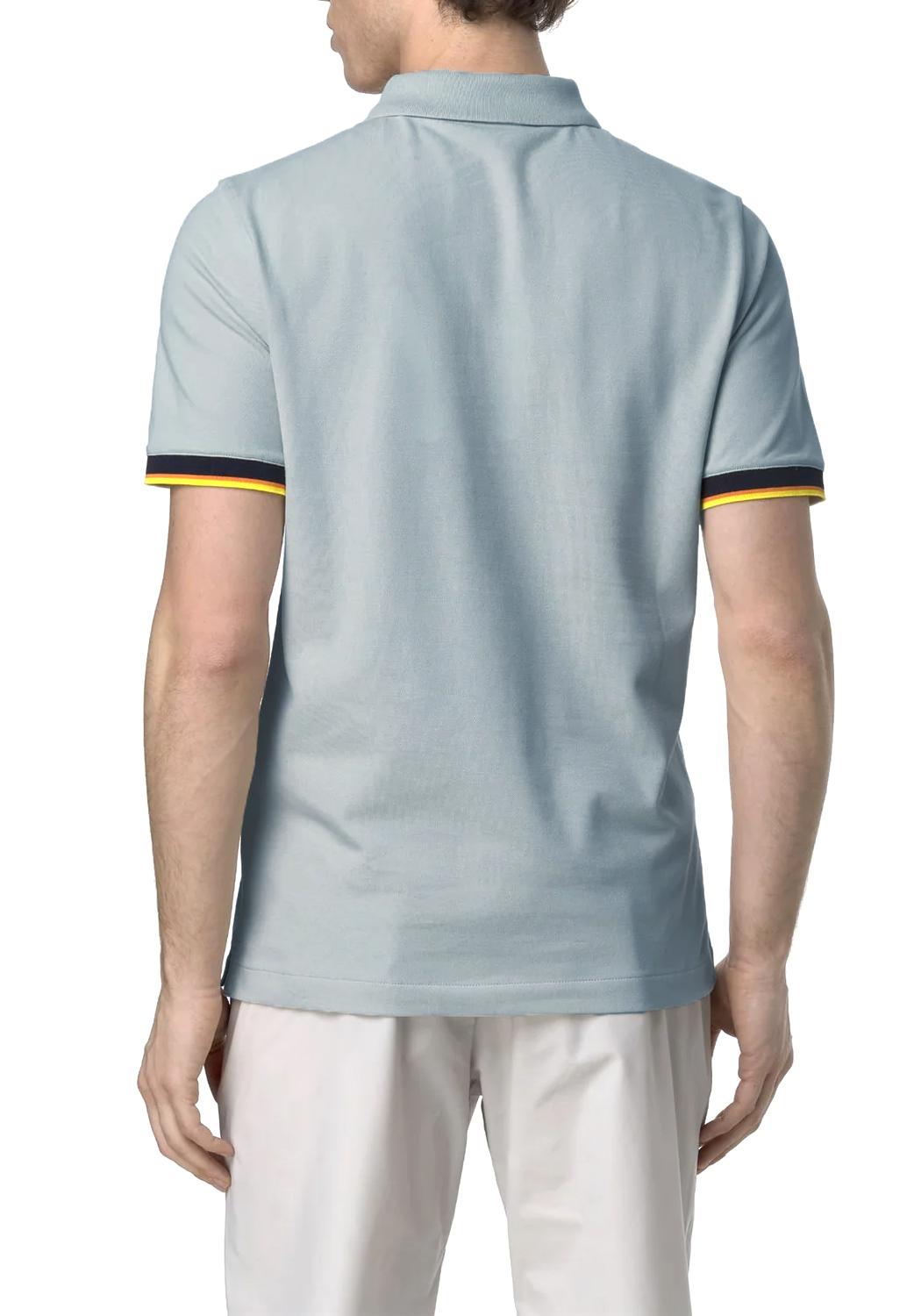  K-way Polo Vincent Grey Uomo - 4