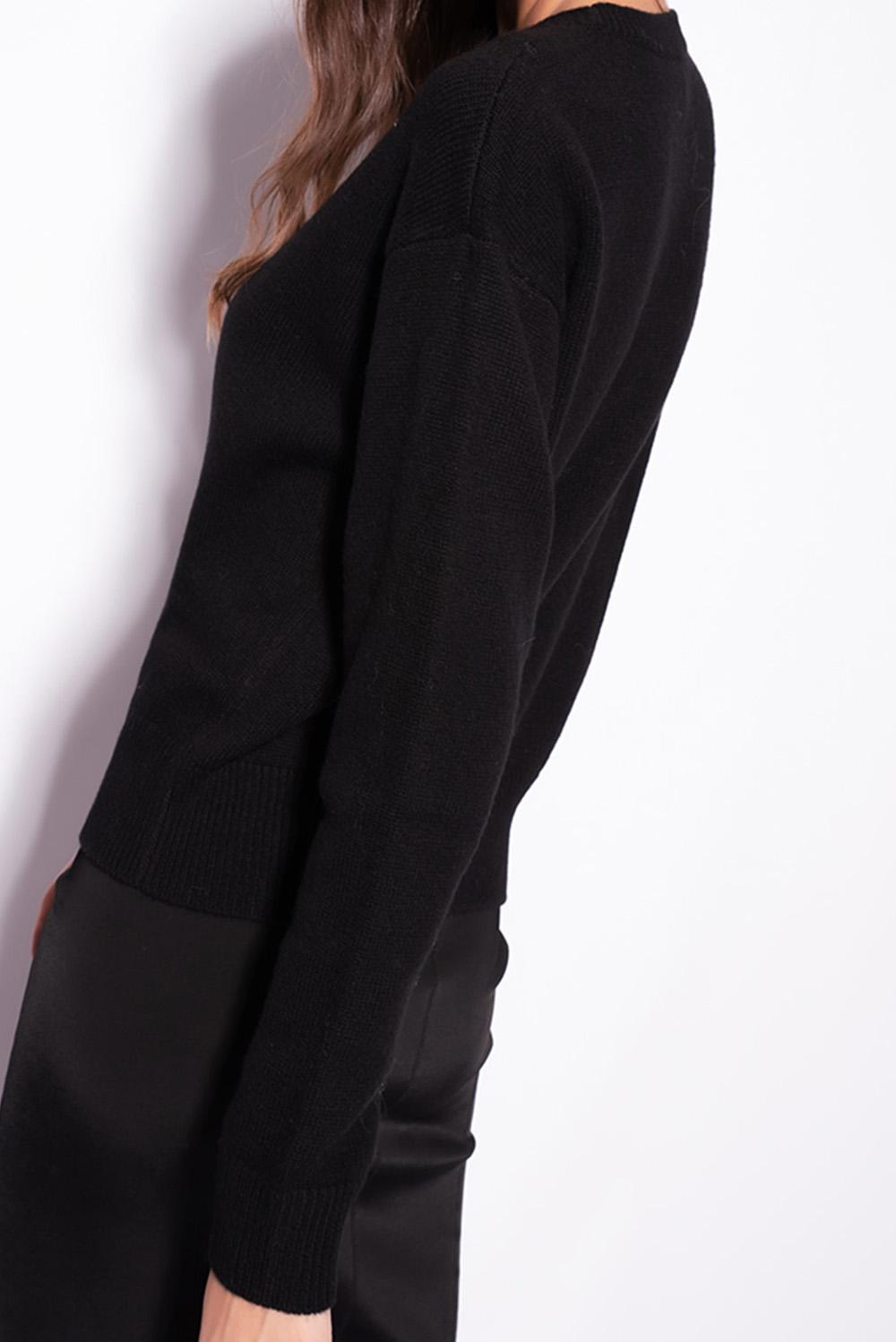  Pinko Pullover Love Birds Nero Woman - 2