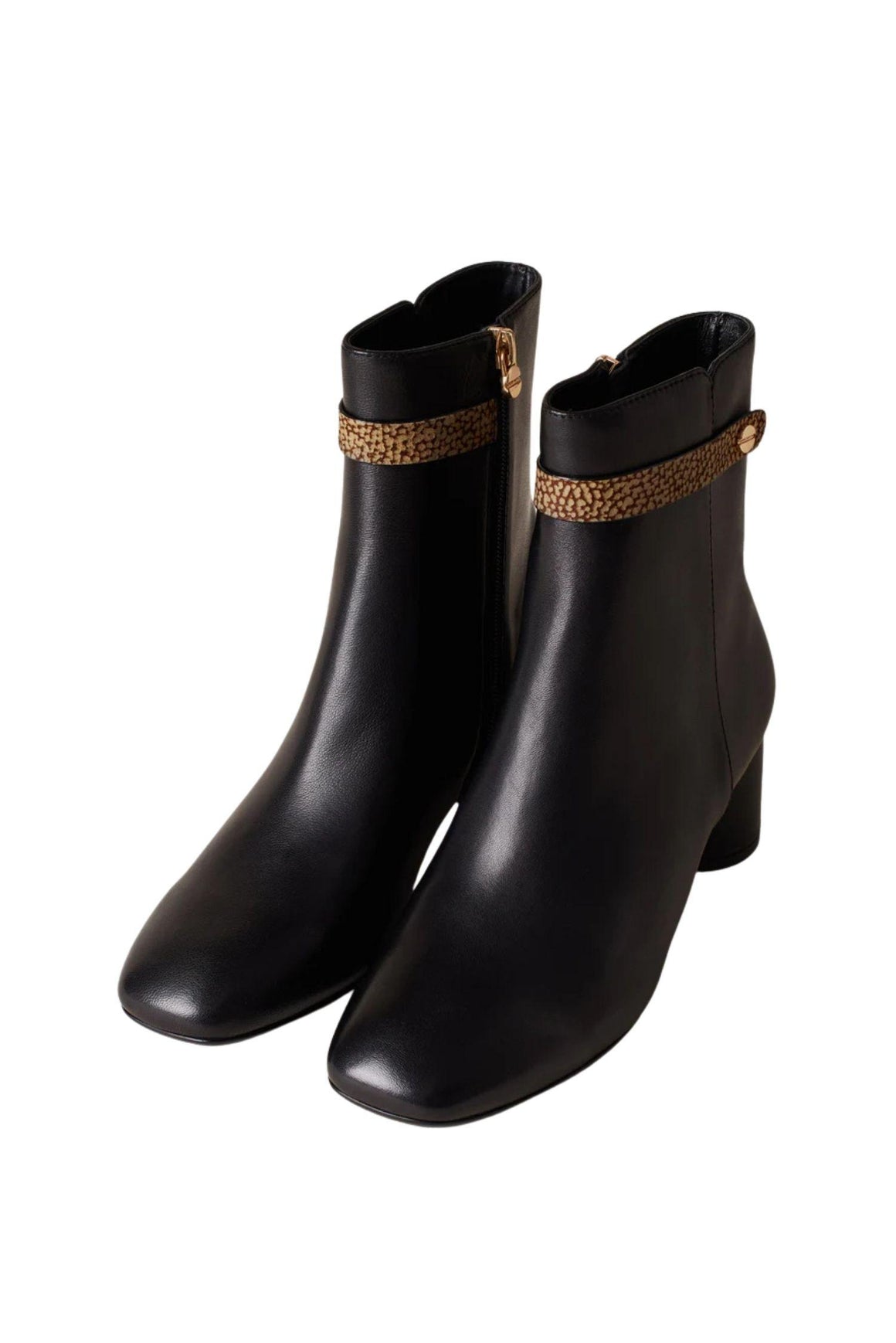  Borbonese Stivaletto Di Pelle Nero Op Natural Woman - 2