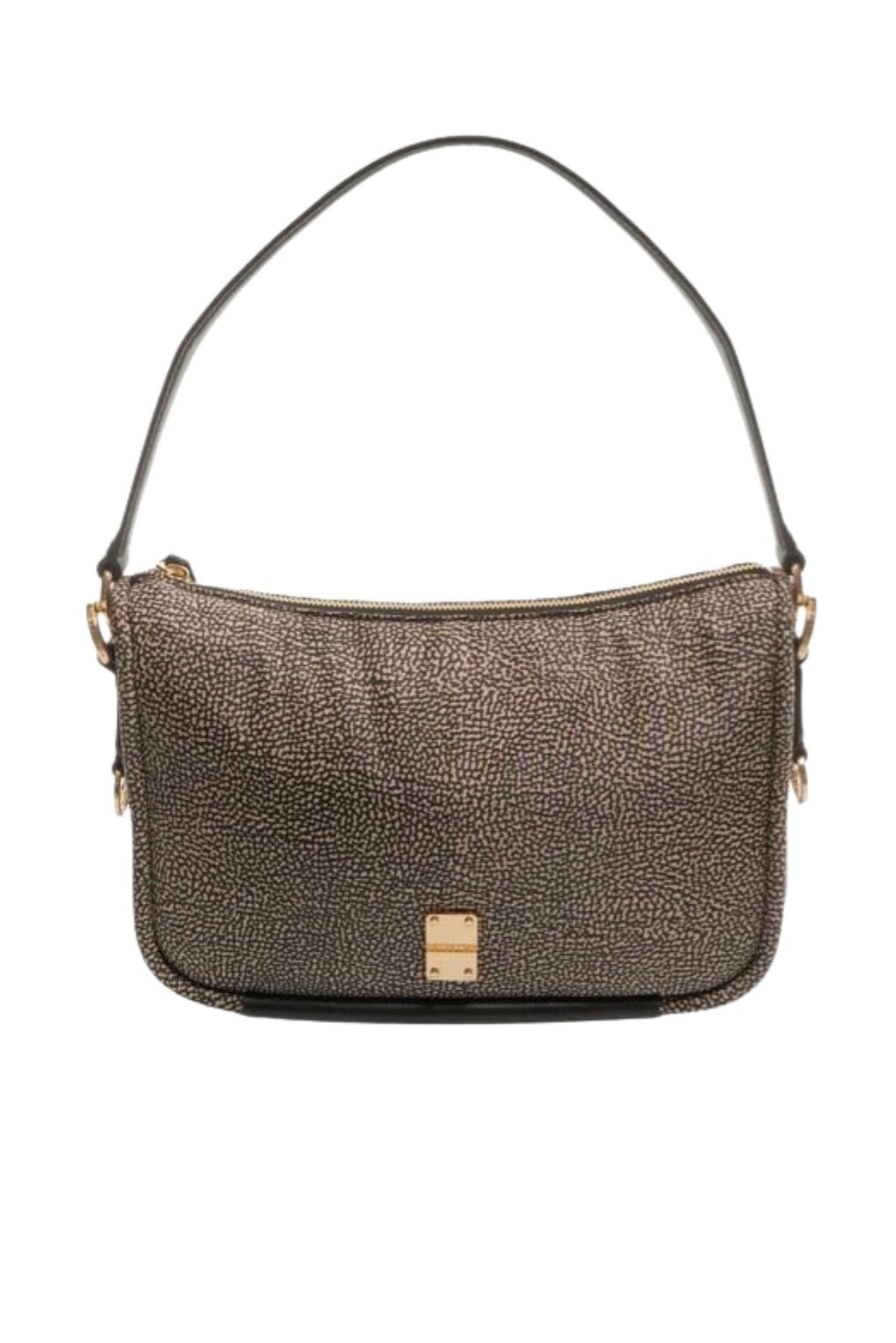  Borbonese Borsa Cahier Medium Di Naturale Nero Op Natural Woman - 1