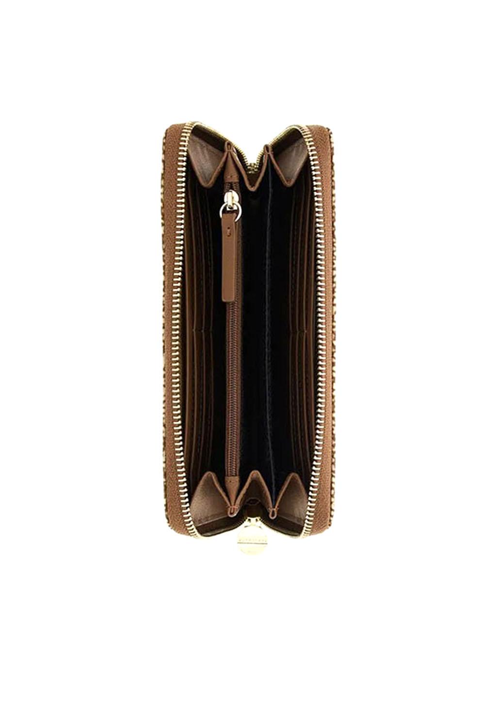  Borbonese Portafogli Zip Around Large Beige Woman - 2