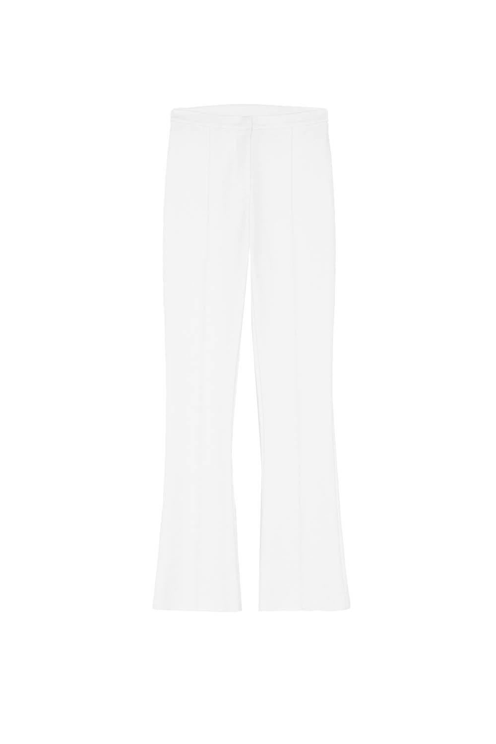  Patrizia Pepe Slim Flare Trousers Bianco Woman - 1