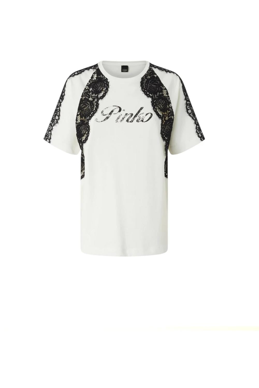  Pinko T-shirt Esther Bianco Woman - 1