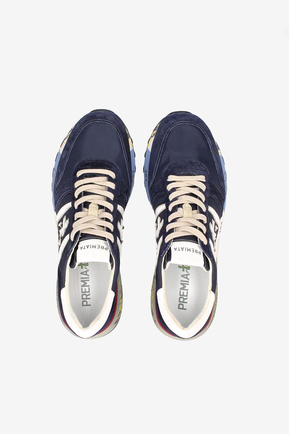  Premiata Sneakers Mick Navy Uomo - 4