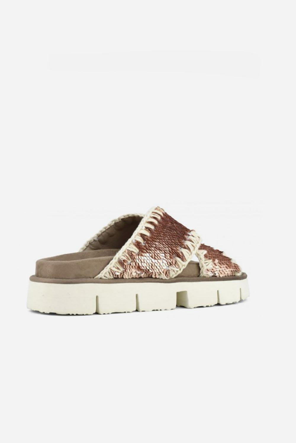  Mou Bio Sandals Sequins Pinksand Woman - 5