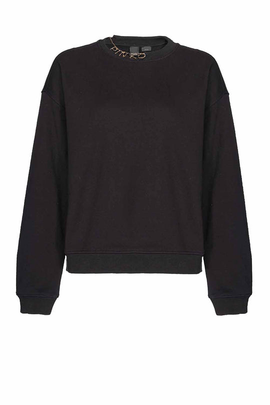 Felpa Collana Strass