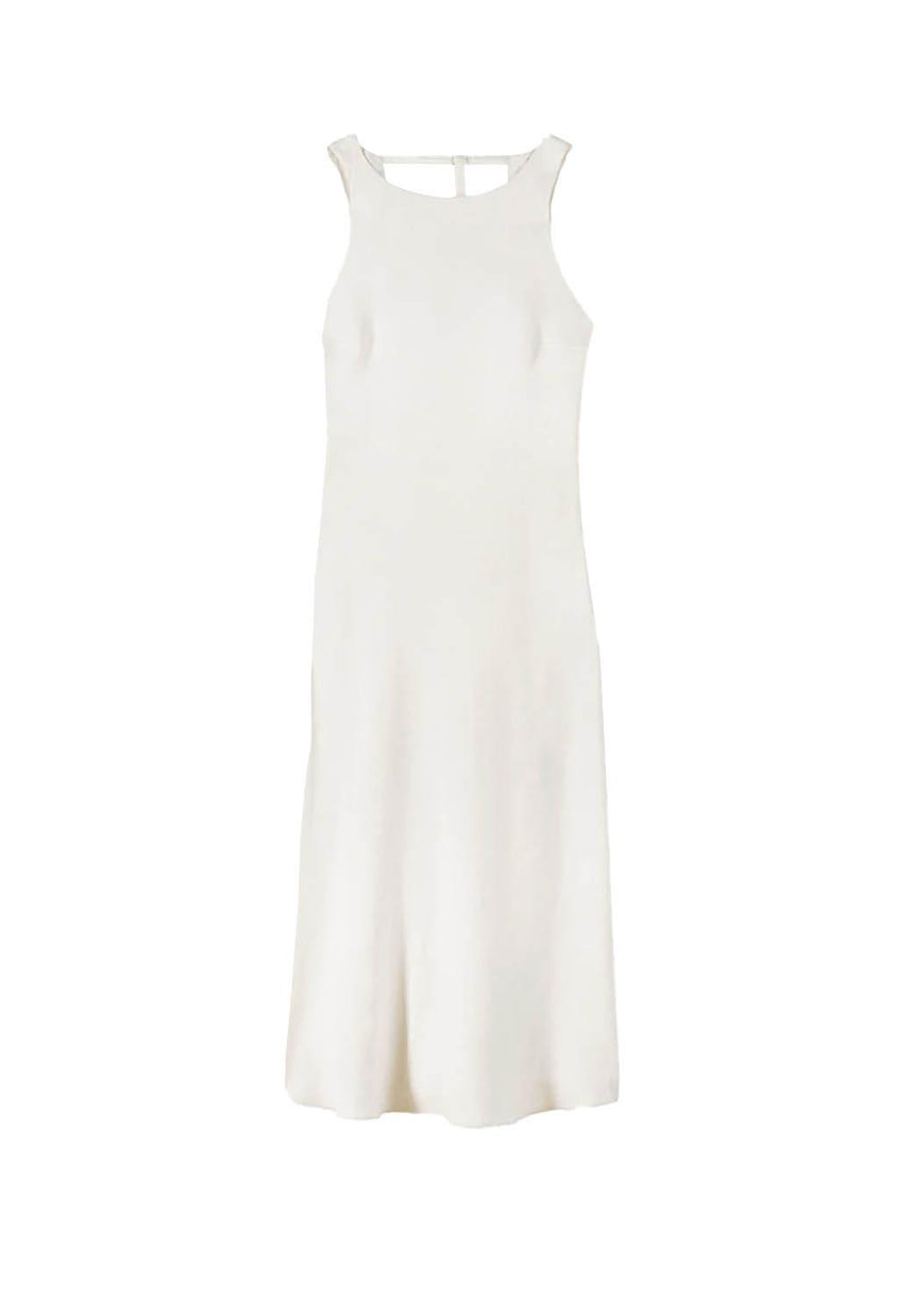  Patrizia Pepe Abito In Viscosa Woman Ivory
