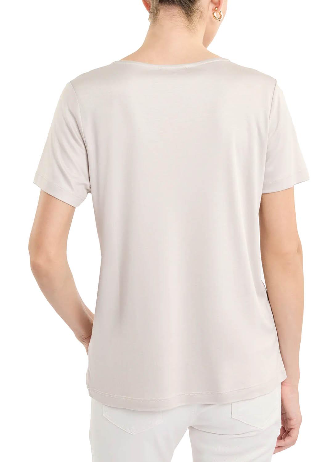  Fay T-shirt In Jersey Bianco Latte Woman - 3