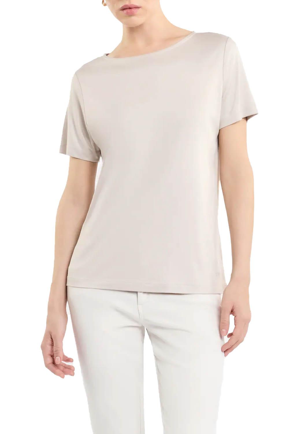  Fay T-shirt In Jersey Bianco Latte Woman - 2
