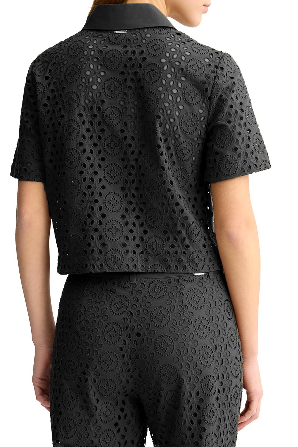  Liu Jo Camicia Cropped Nero Woman - 4