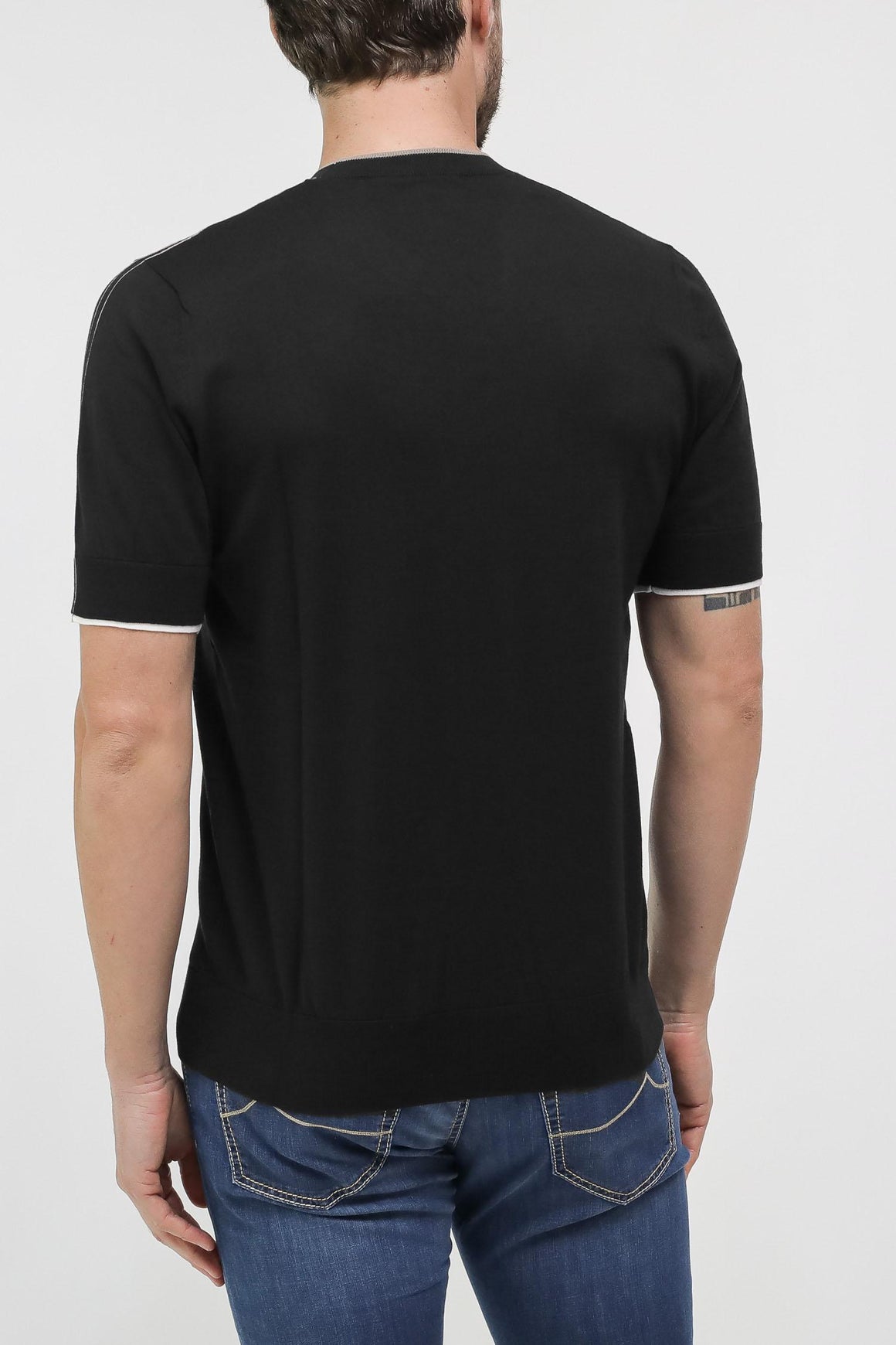  Paolo Pecora T-shirt Black Uomo - 3