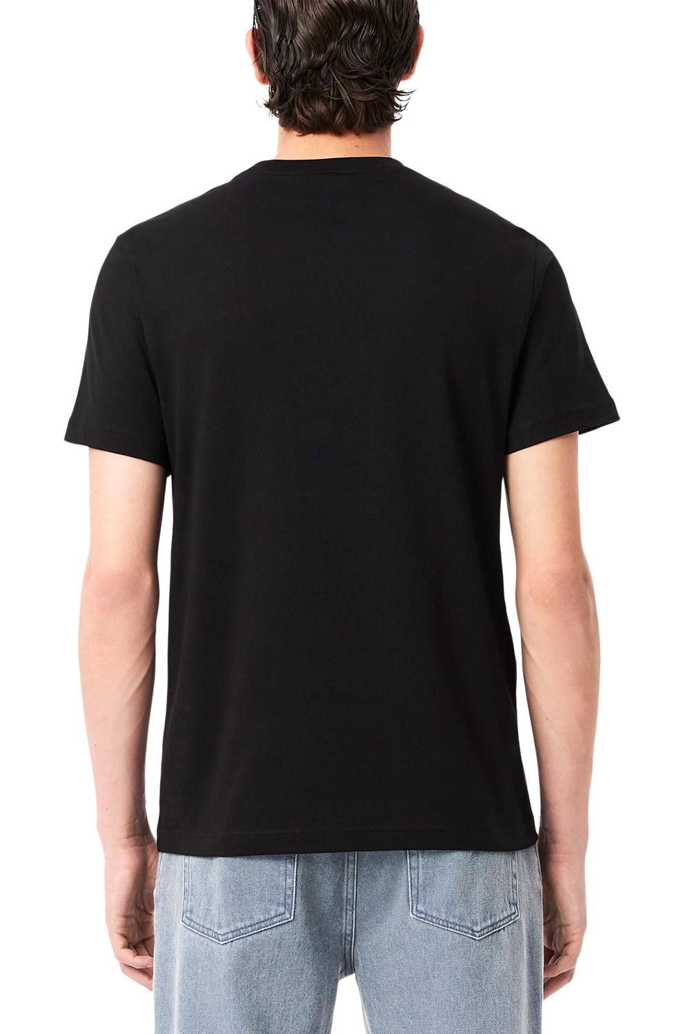  Lacoste T-shirt Bordo Logo Uomo - 3