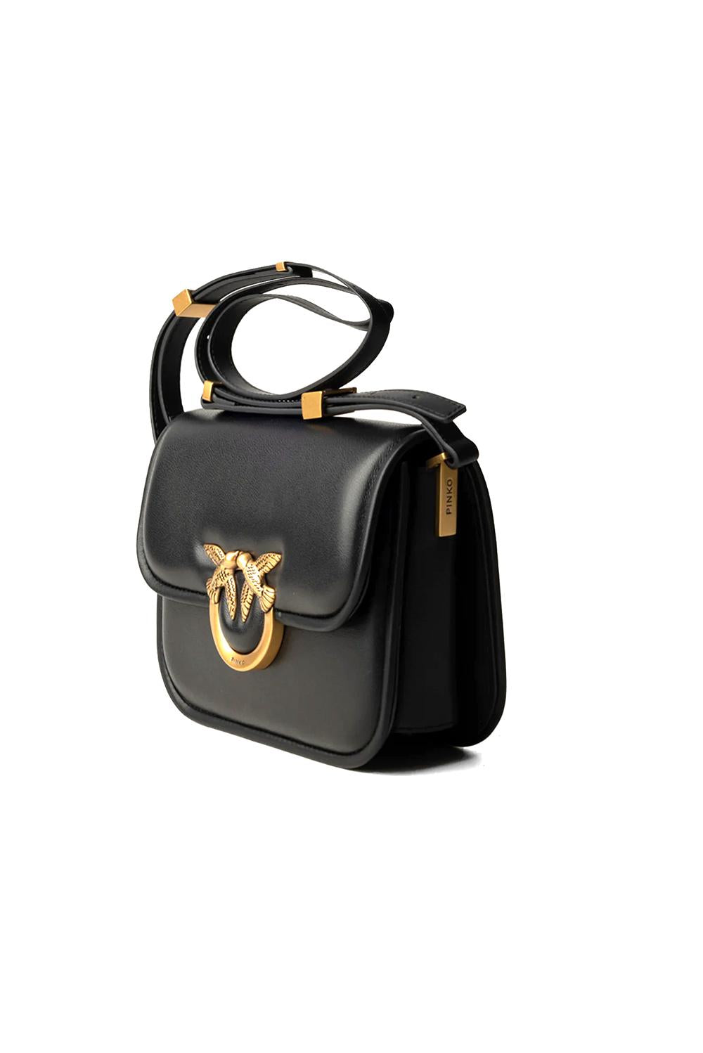  Pinko Borsa Love Box Nero Oro Woman - 2