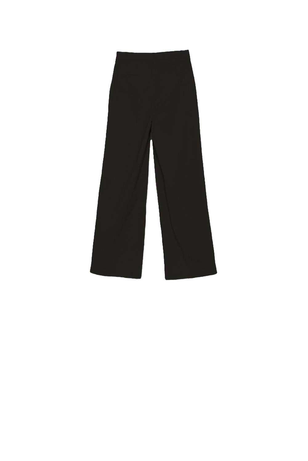  Liu Jo Pantaloni Palazzo Popeline Nero Woman - 2