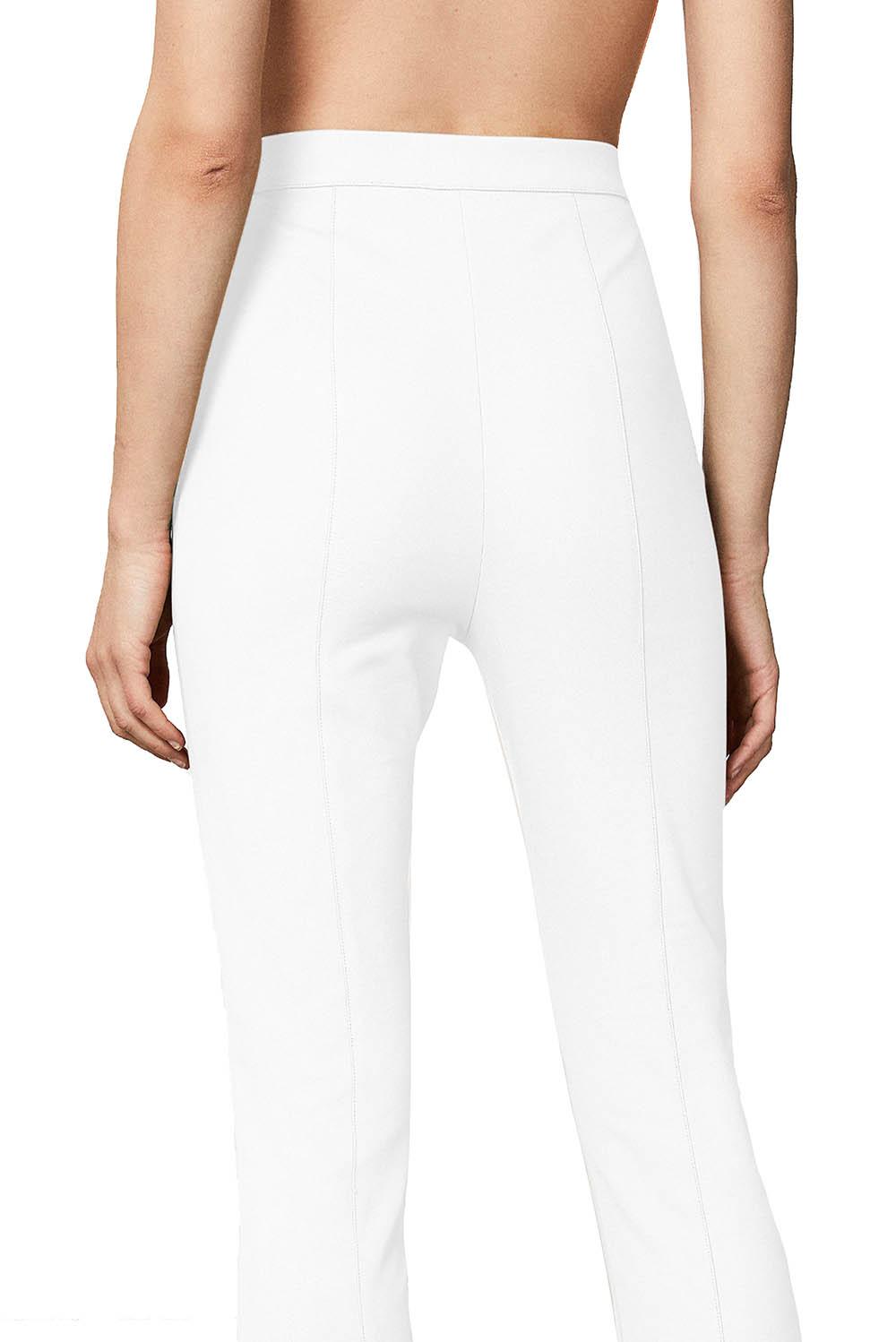  Patrizia Pepe Slim Flare Trousers Bianco Woman - 3