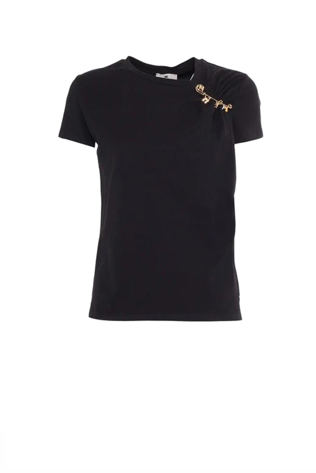  Elisabetta Franchi T-shirt Nero Woman - 1
