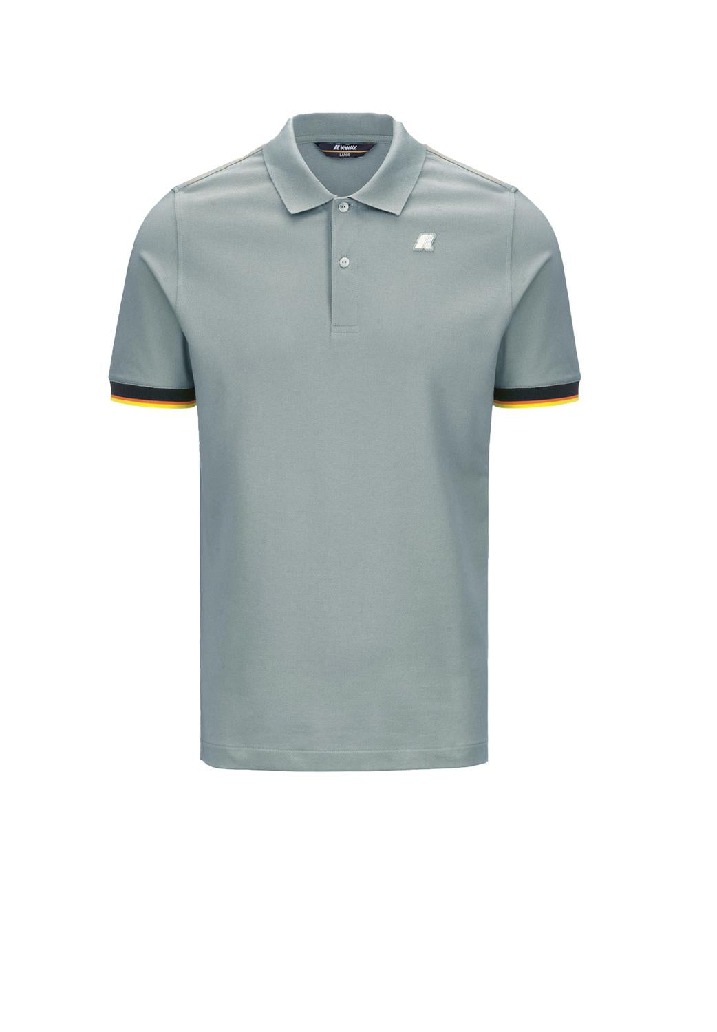  K-way Polo Vincent Grey Uomo - 1