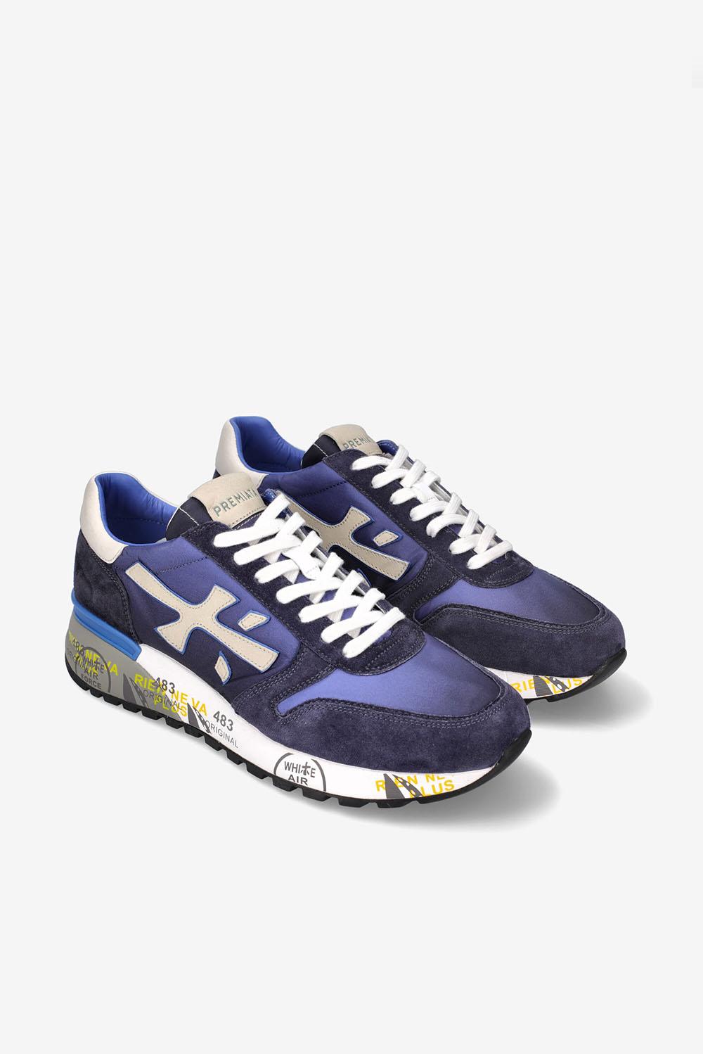  Premiata Sneakers Mick Navy Uomo - 2