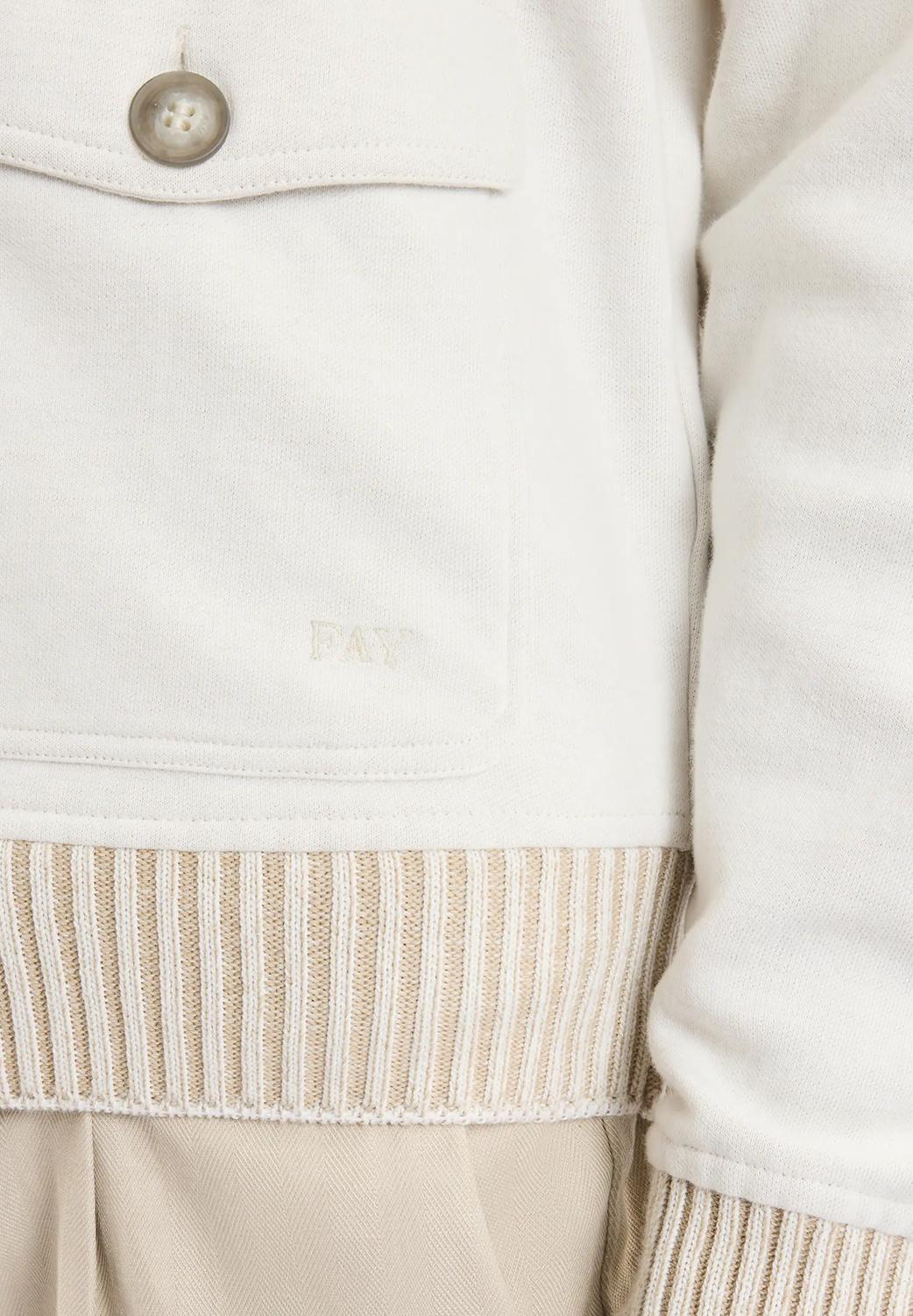  Fay Bomber In Felpa Luce Uomo - 5