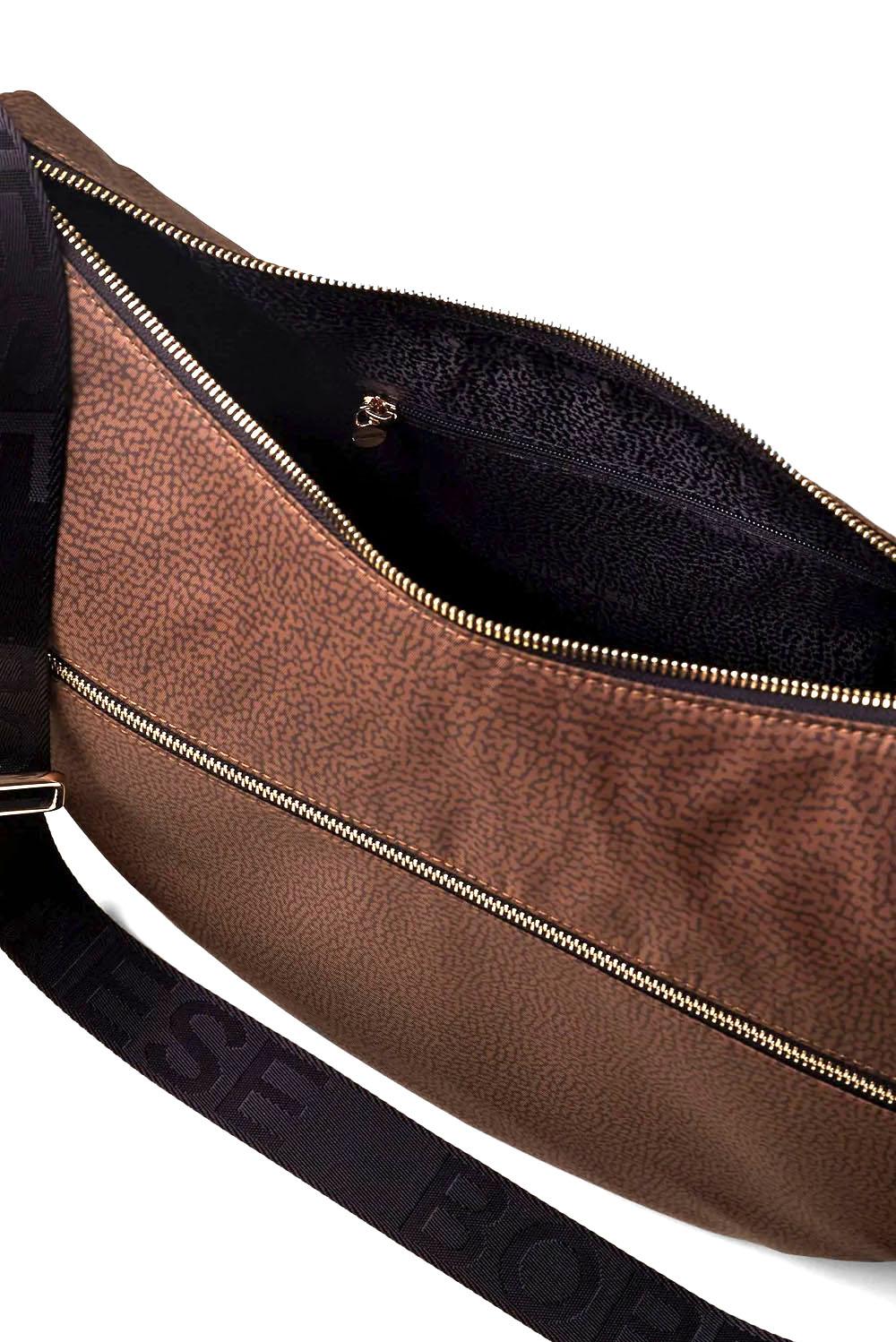  Borbonese Luna Medium Tabacco Woman - 4