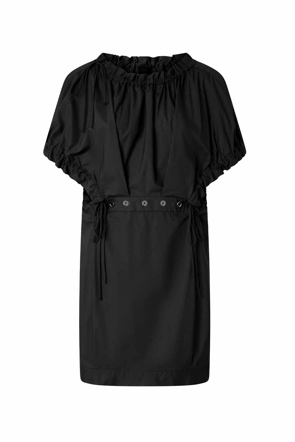  Pinko Abito In Popeline Nero Woman - 1