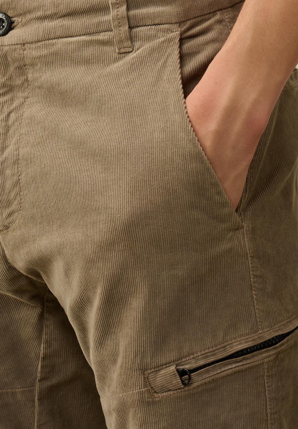  Cp Company Ergonomic Pants Walnut Uomo - 4