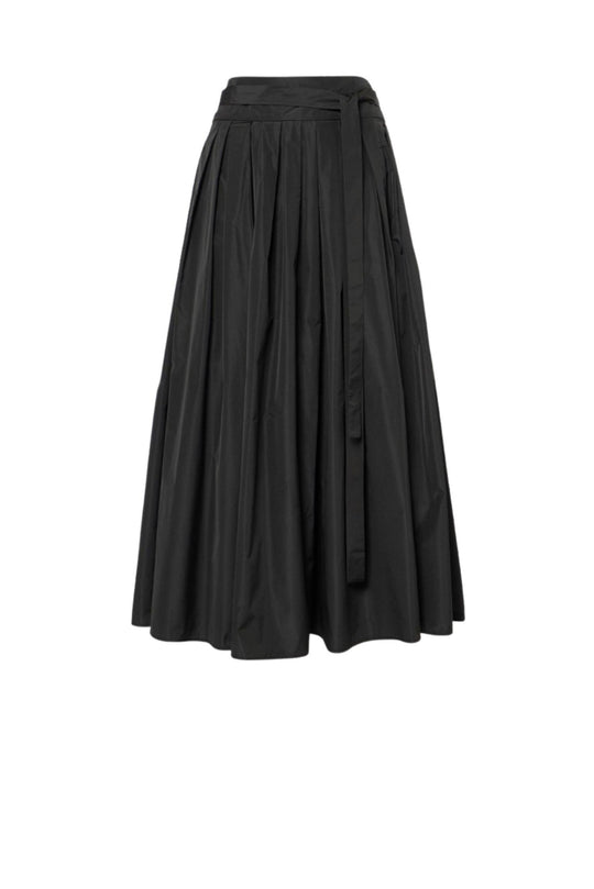 MAX MARA Gonna lunga Gea in taffetà Nera